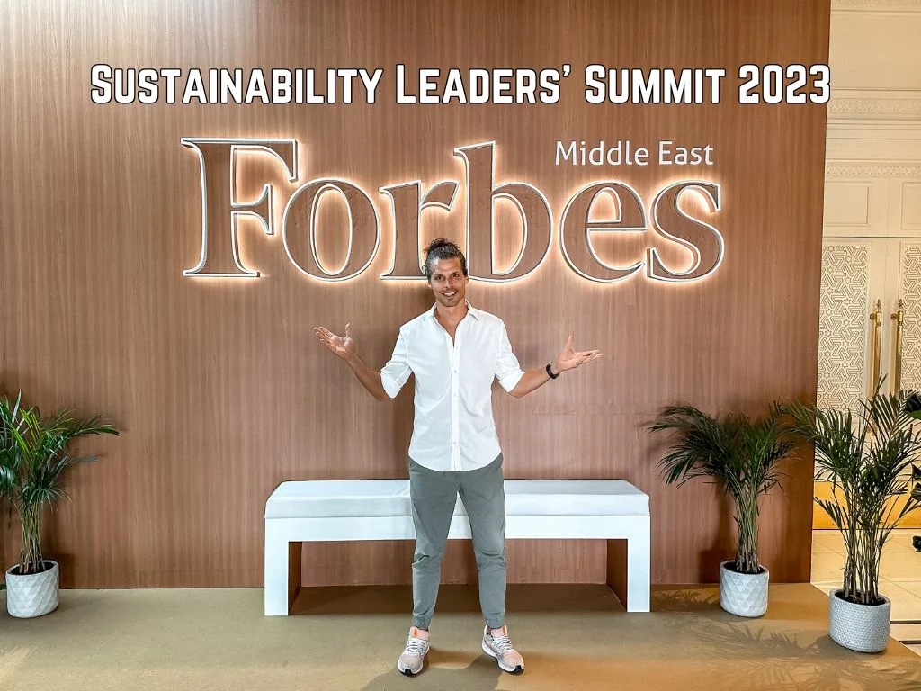 Attending Forbes Middle East Sustainability Leaders' Summit 2023
